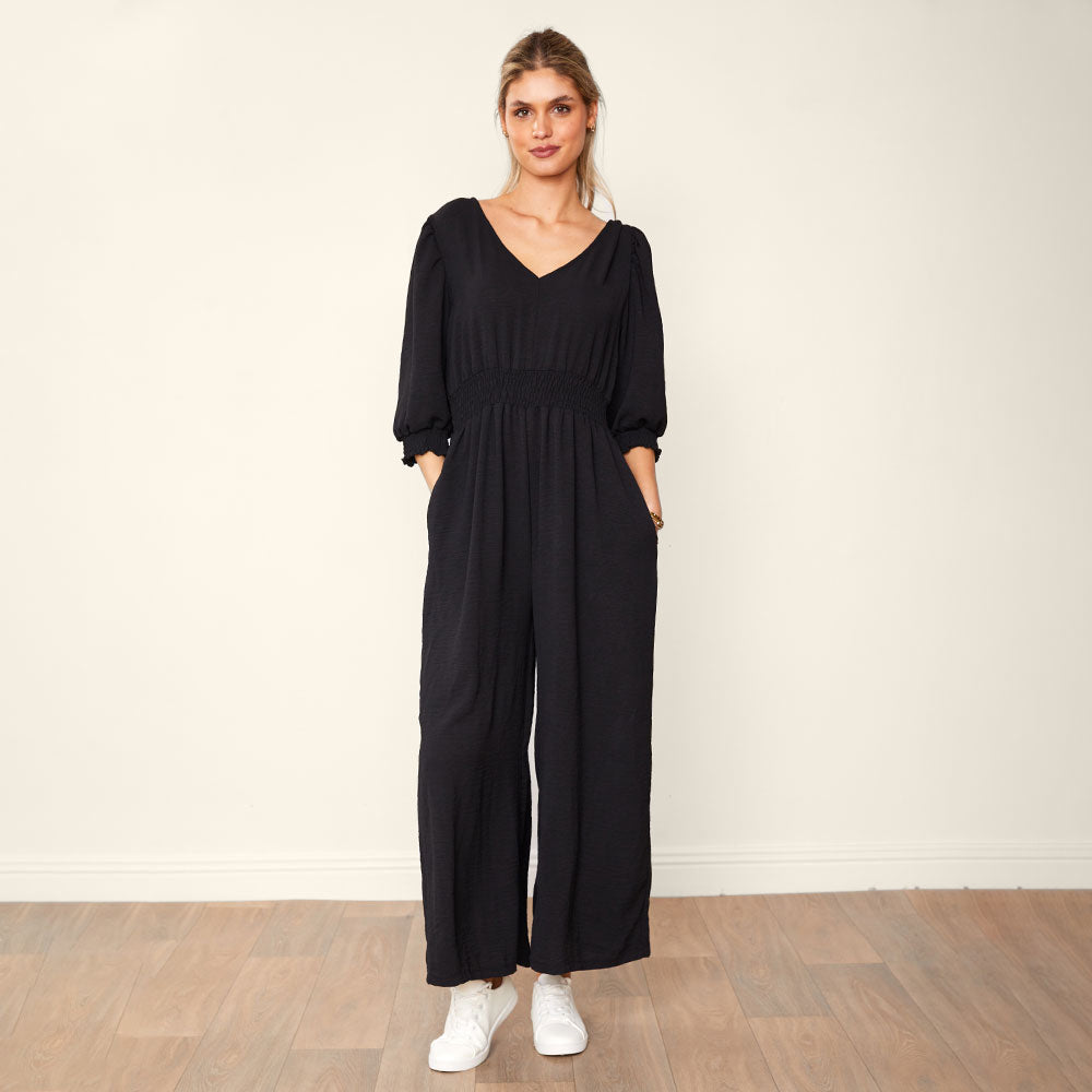 Regina Jumpsuit (Black)