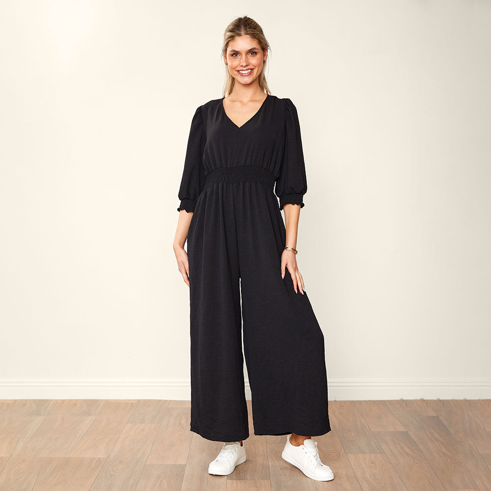 Regina Jumpsuit (Black)