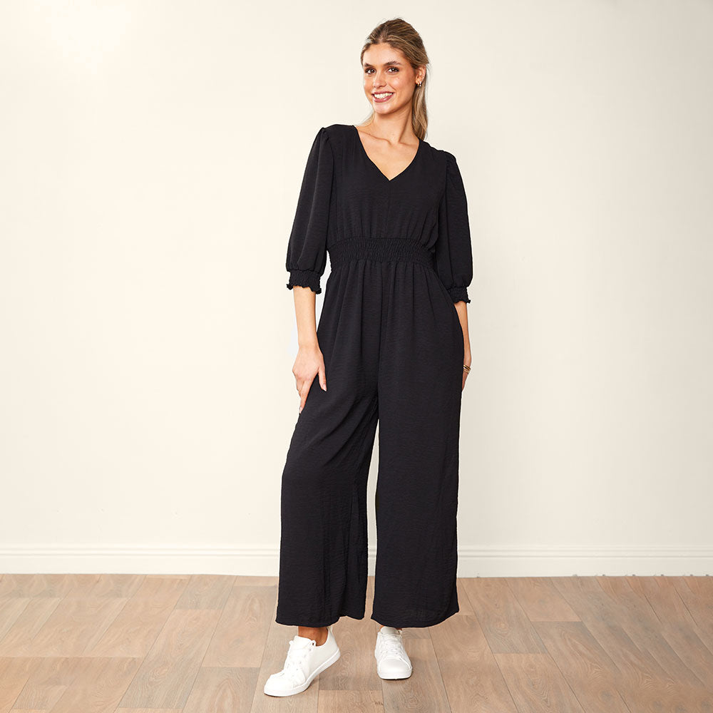 Regina Jumpsuit (Black)