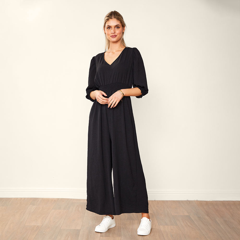 Regina Jumpsuit (Black)