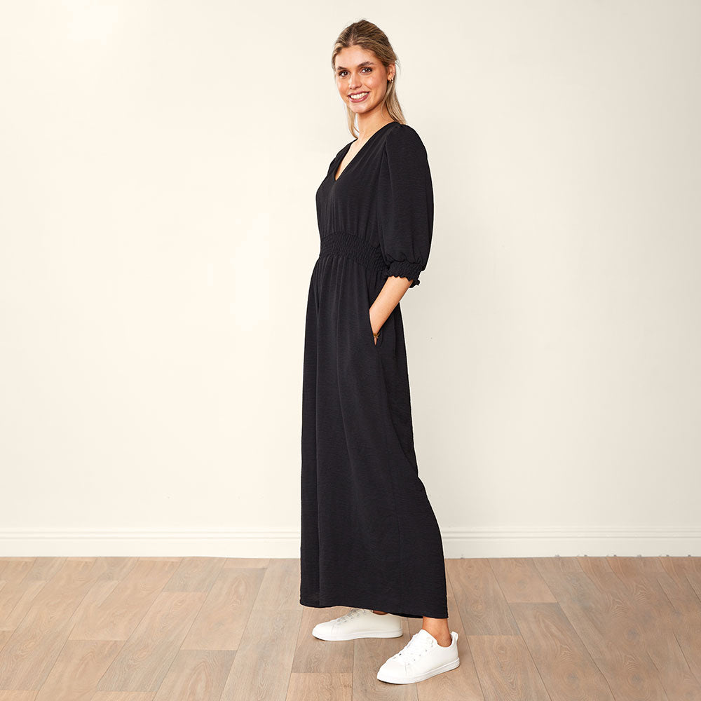 Regina Jumpsuit (Black)