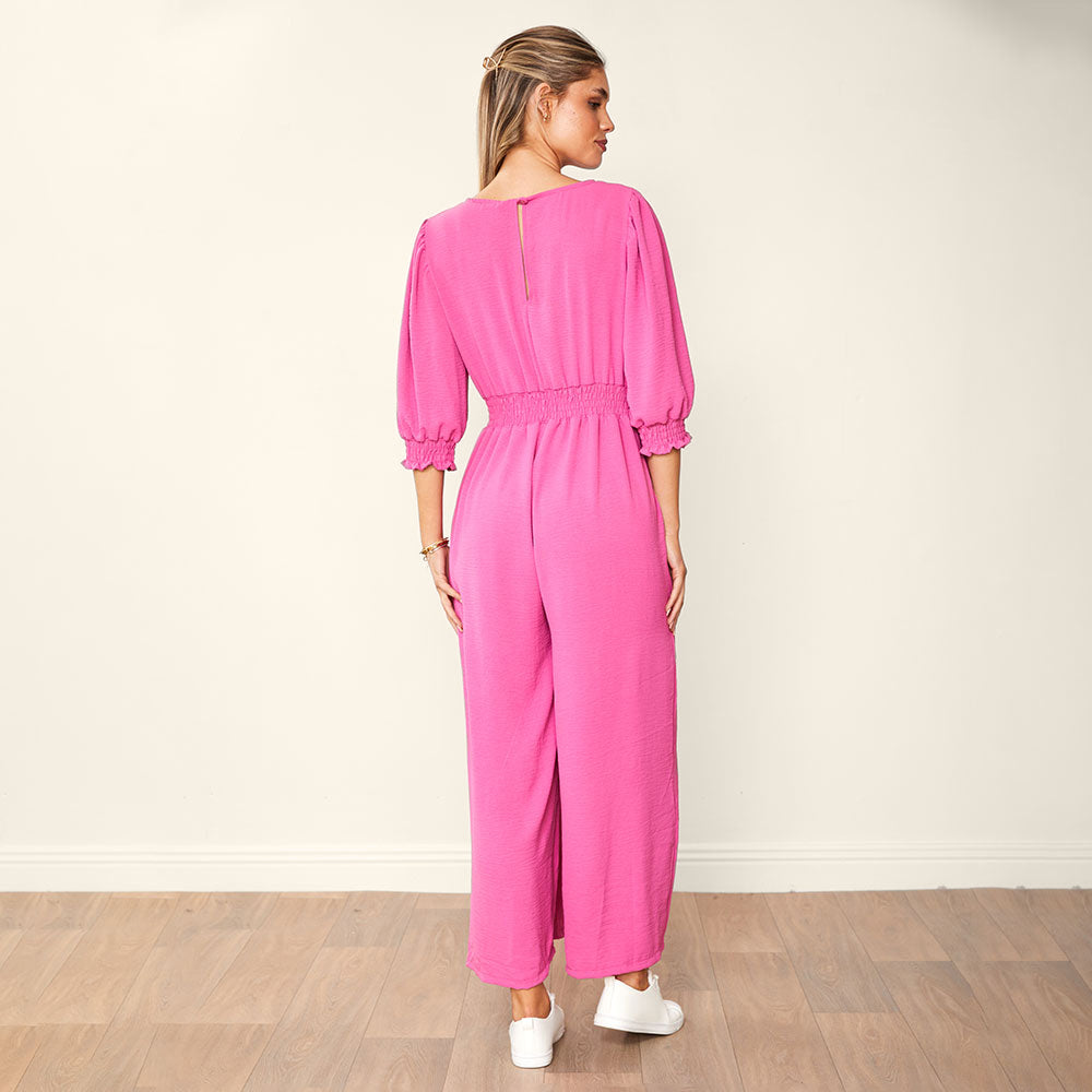 Regina Jumpsuit (Pink)