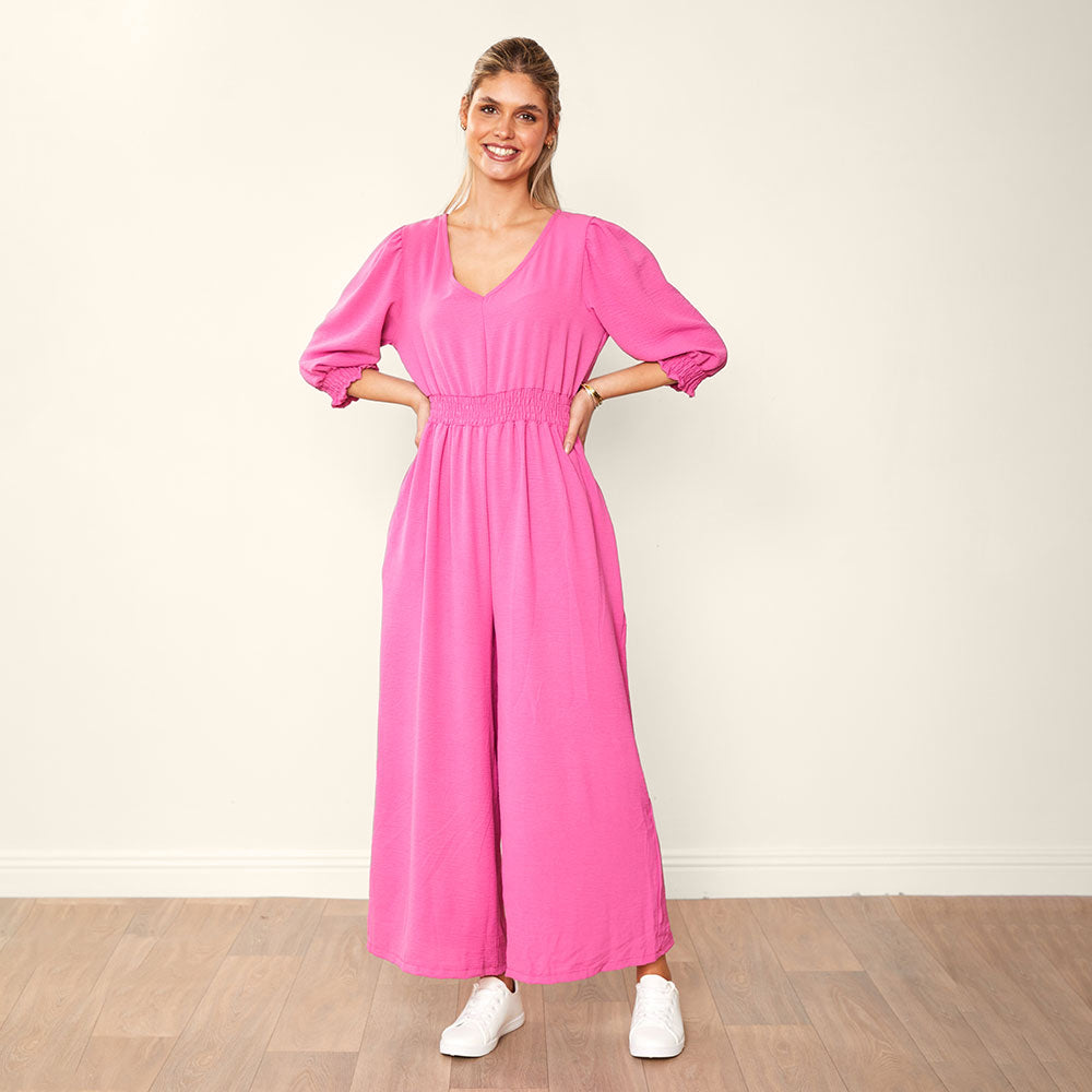 Regina Jumpsuit (Pink)