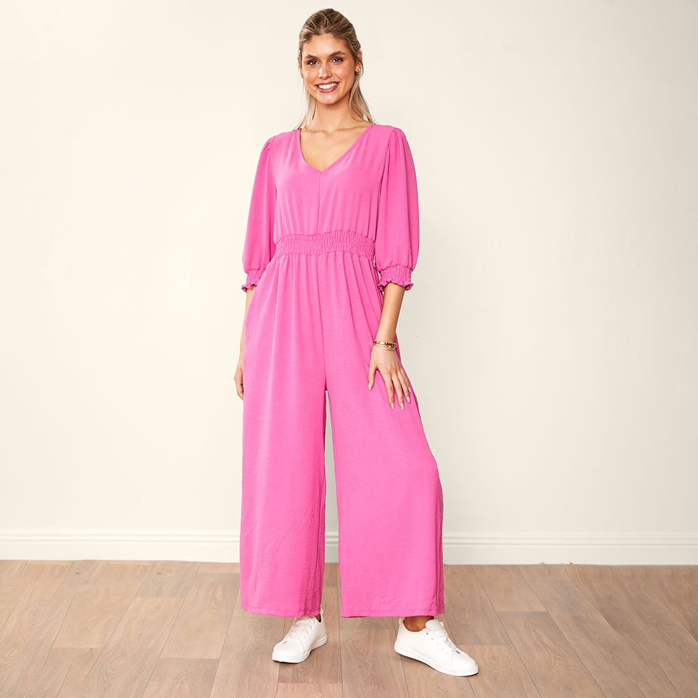 Regina Jumpsuit (Pink)
