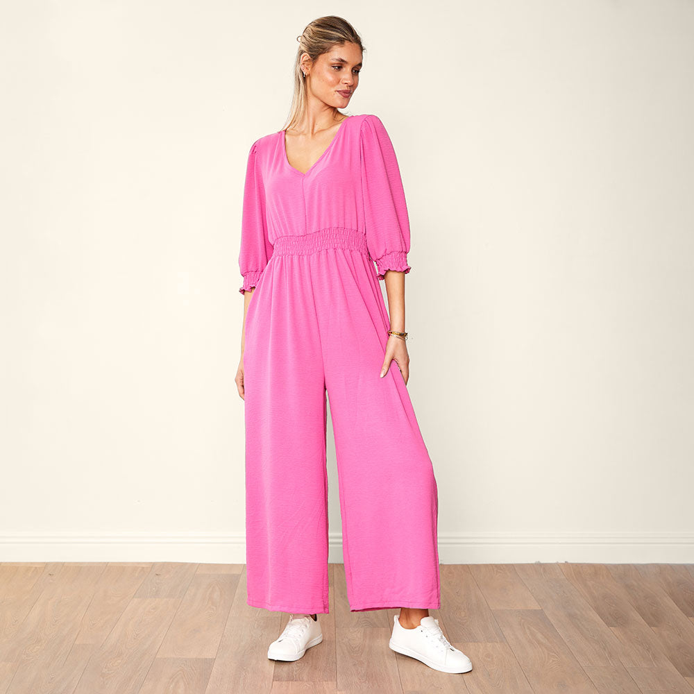 Regina Jumpsuit (Pink)