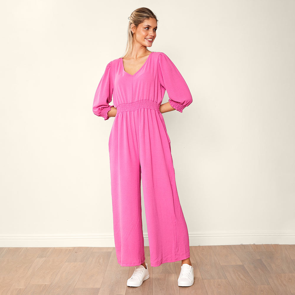 Regina Jumpsuit (Pink)