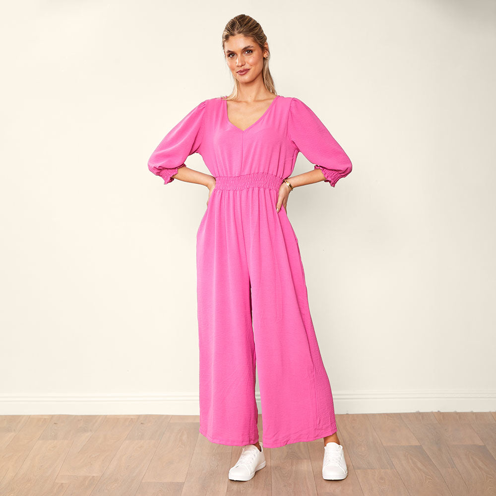 Regina Jumpsuit (Pink)