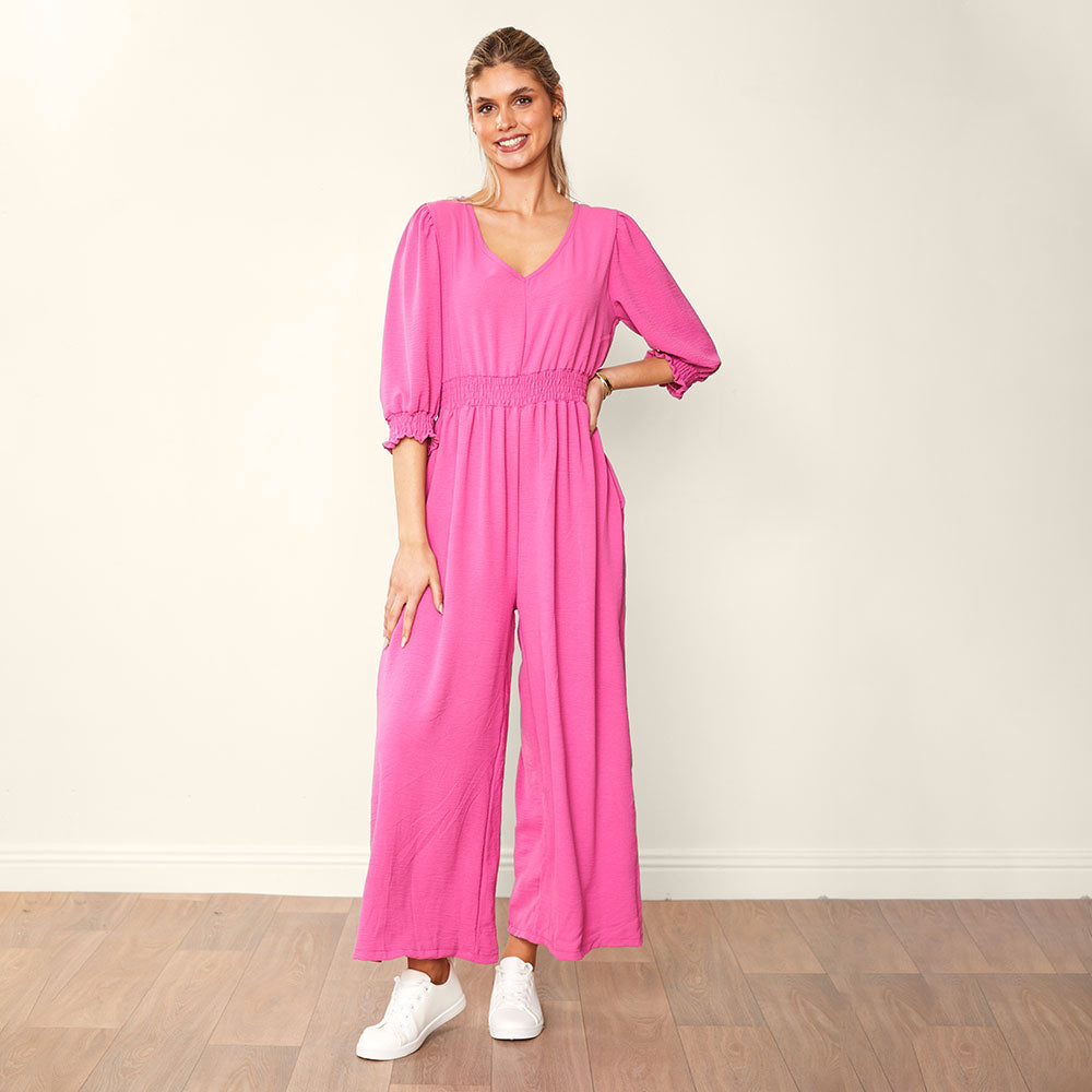 Regina Jumpsuit (Pink)