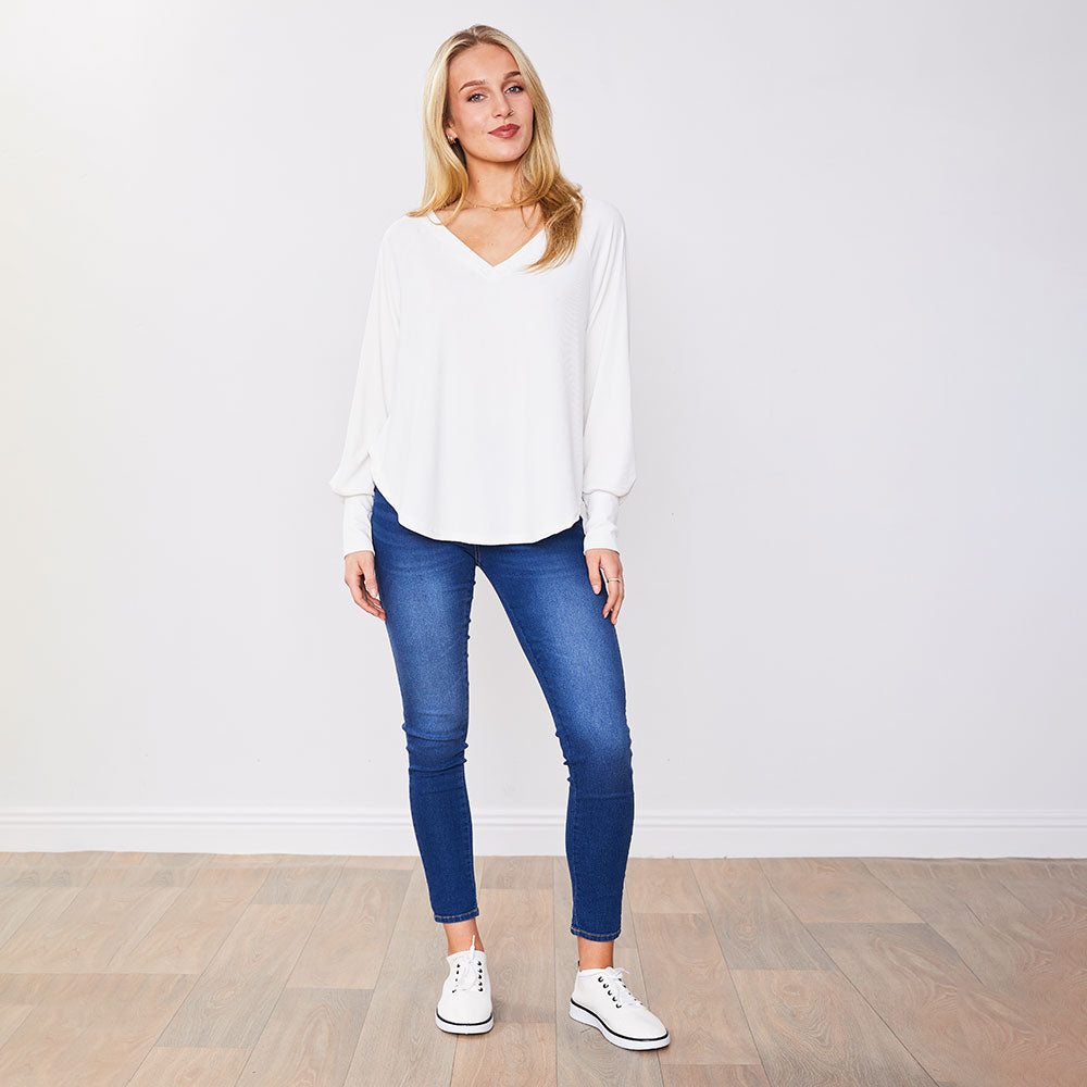 Robyn Top Navy & White (2 for €40)