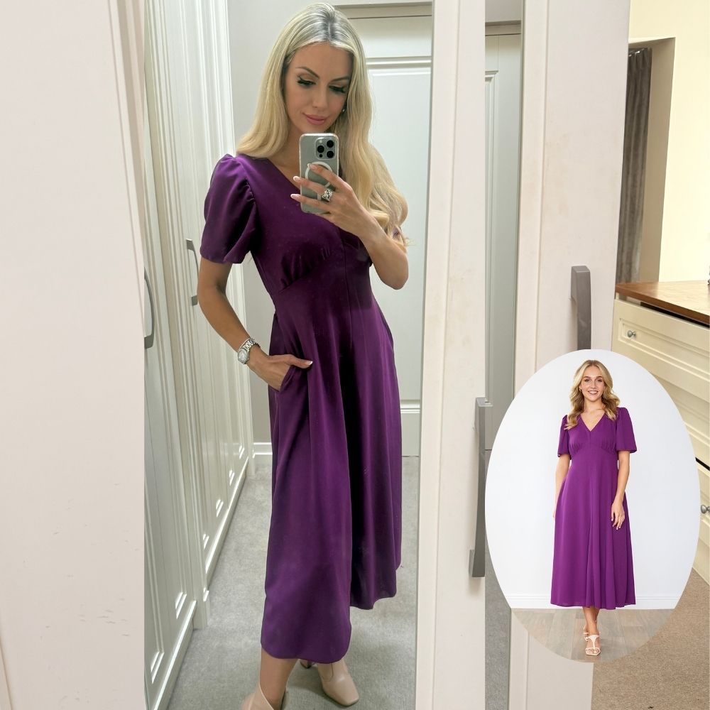 Whitney Dress (Plum)