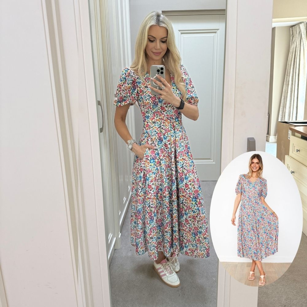 Flora Dress (Pink Rose)