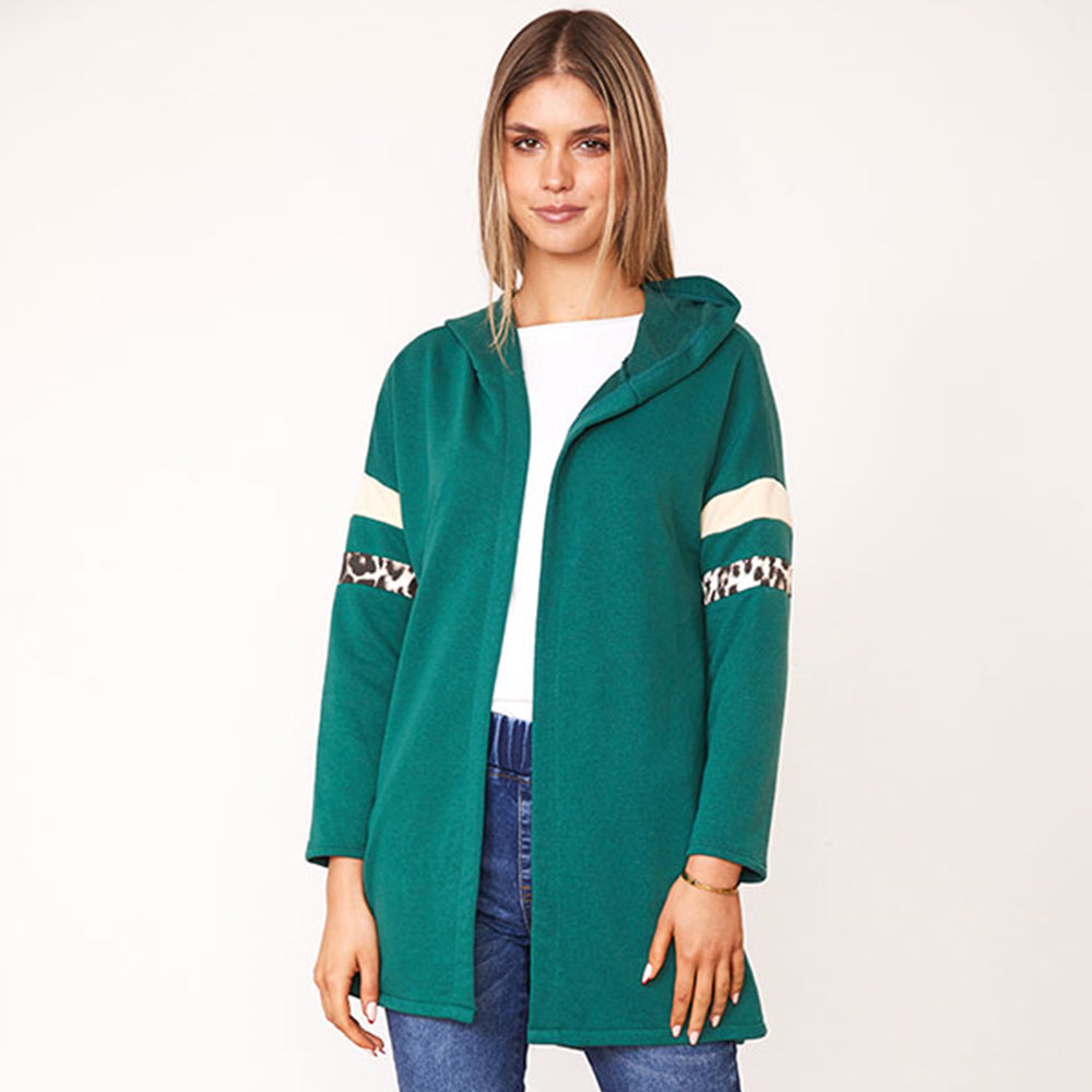Rosie Hoody (Green/Cream)