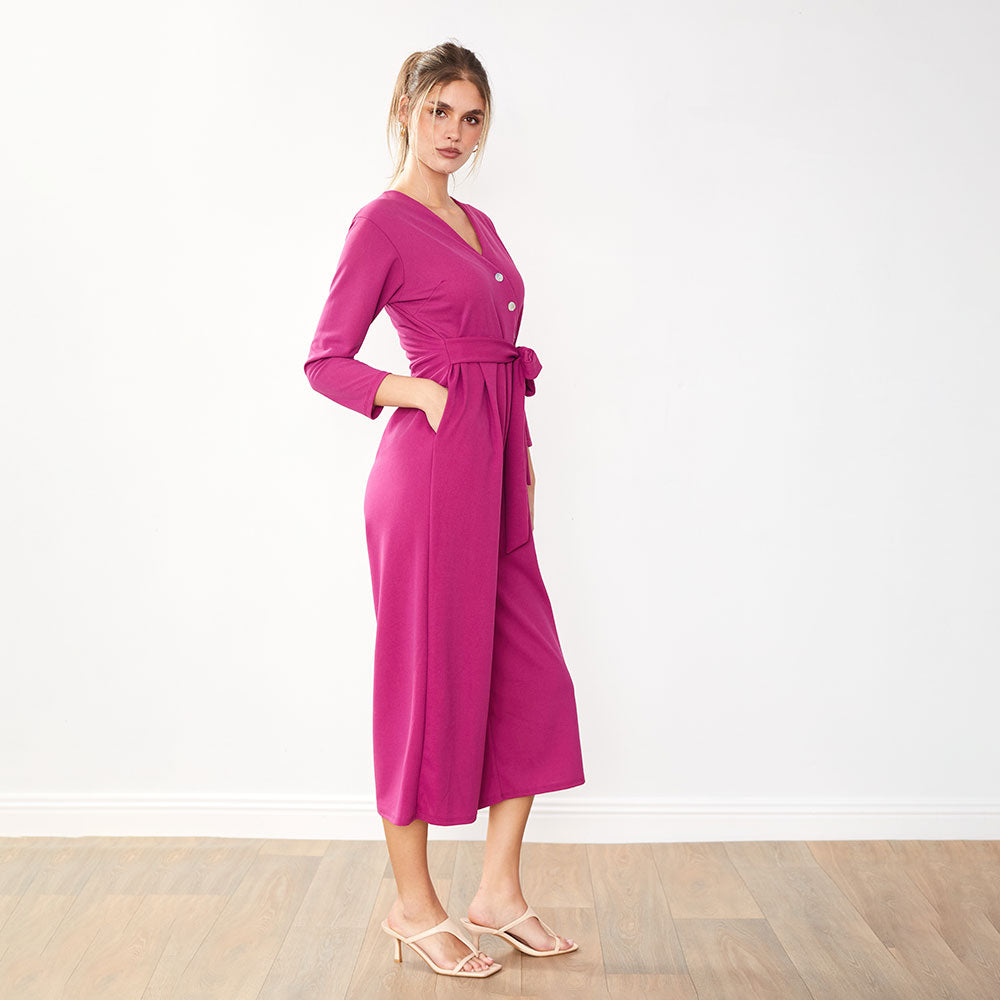 Ruby Jumpsuit (Berry)