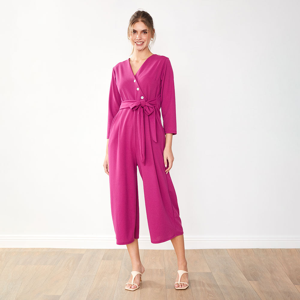 Ruby Jumpsuit (Berry)