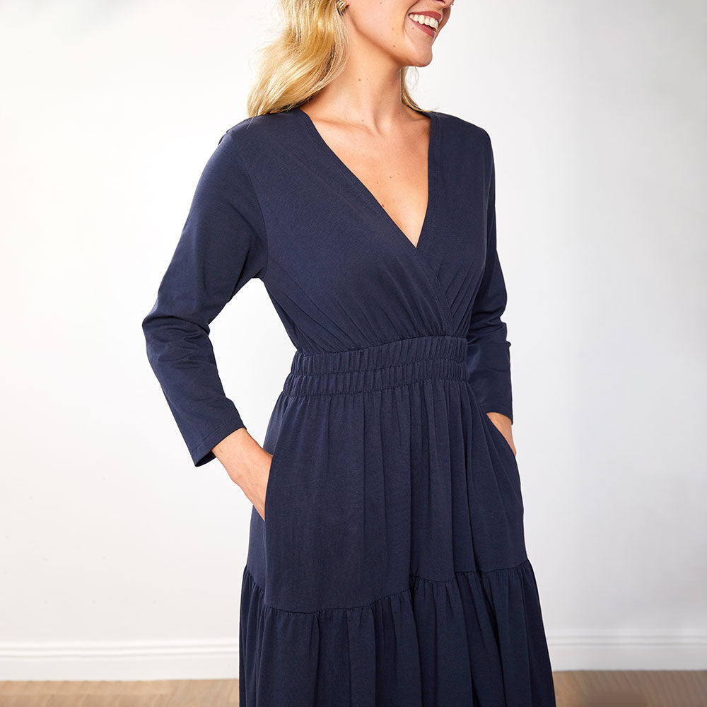 Sandi Dress (Navy)