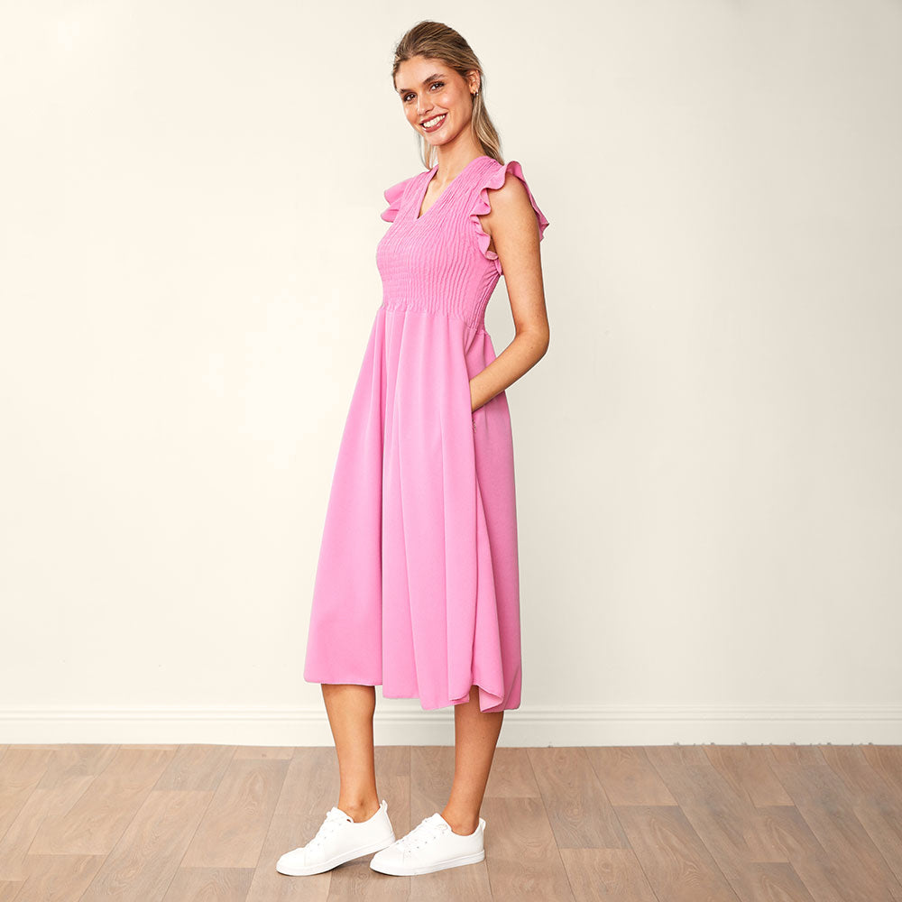 Sienna Dress (Pink)