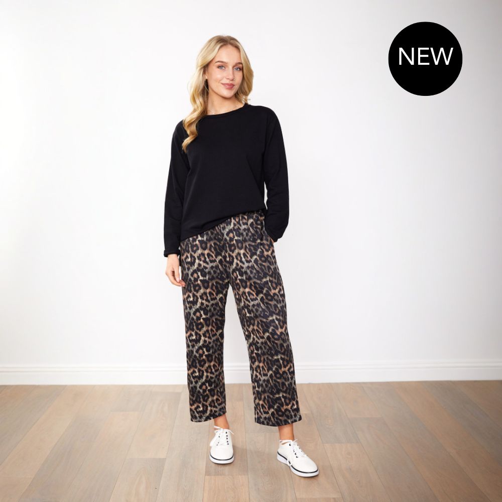 Tessa Trousers (Leopard)