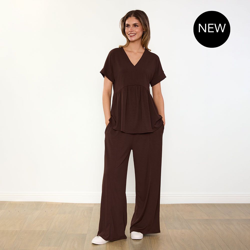 Tommy Co-Ord in brown – women's co-ord set – view 14