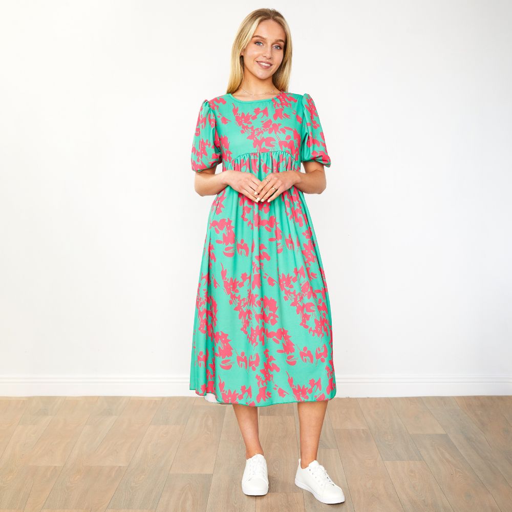 Toni Dress (Green Orchid)