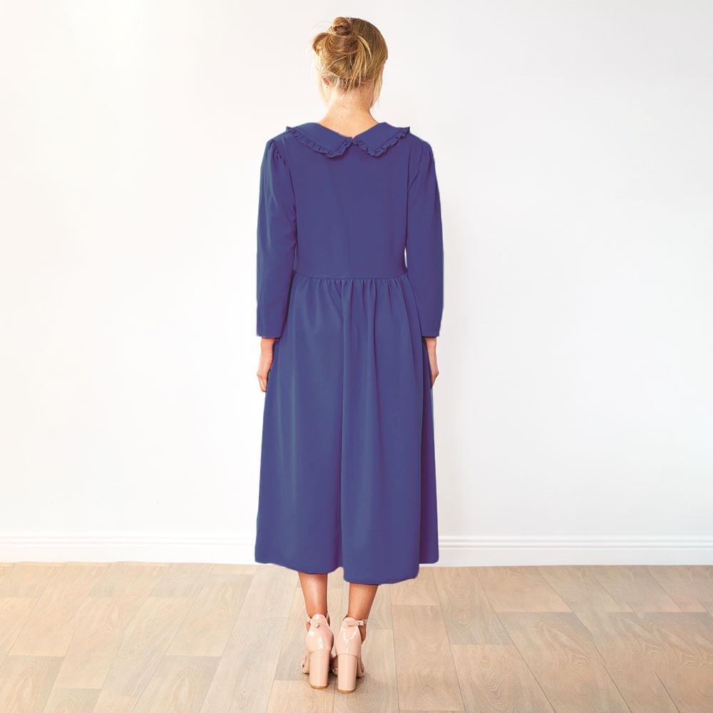 Wendy Dress (Navy & Plum) for €90.00