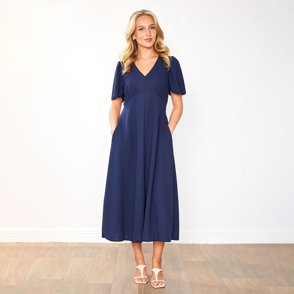 Whitney Dress (Navy)