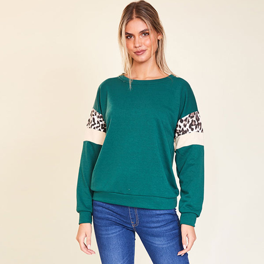 Ally Jumper (Green/Cream) - The Casual Company