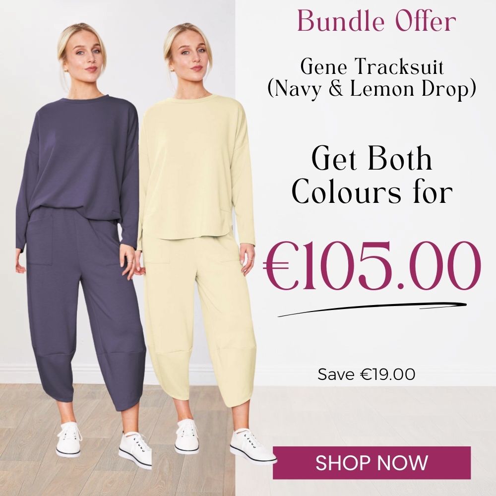 Gene Tracksuit Navy & Lemon Drop (2 for €105)