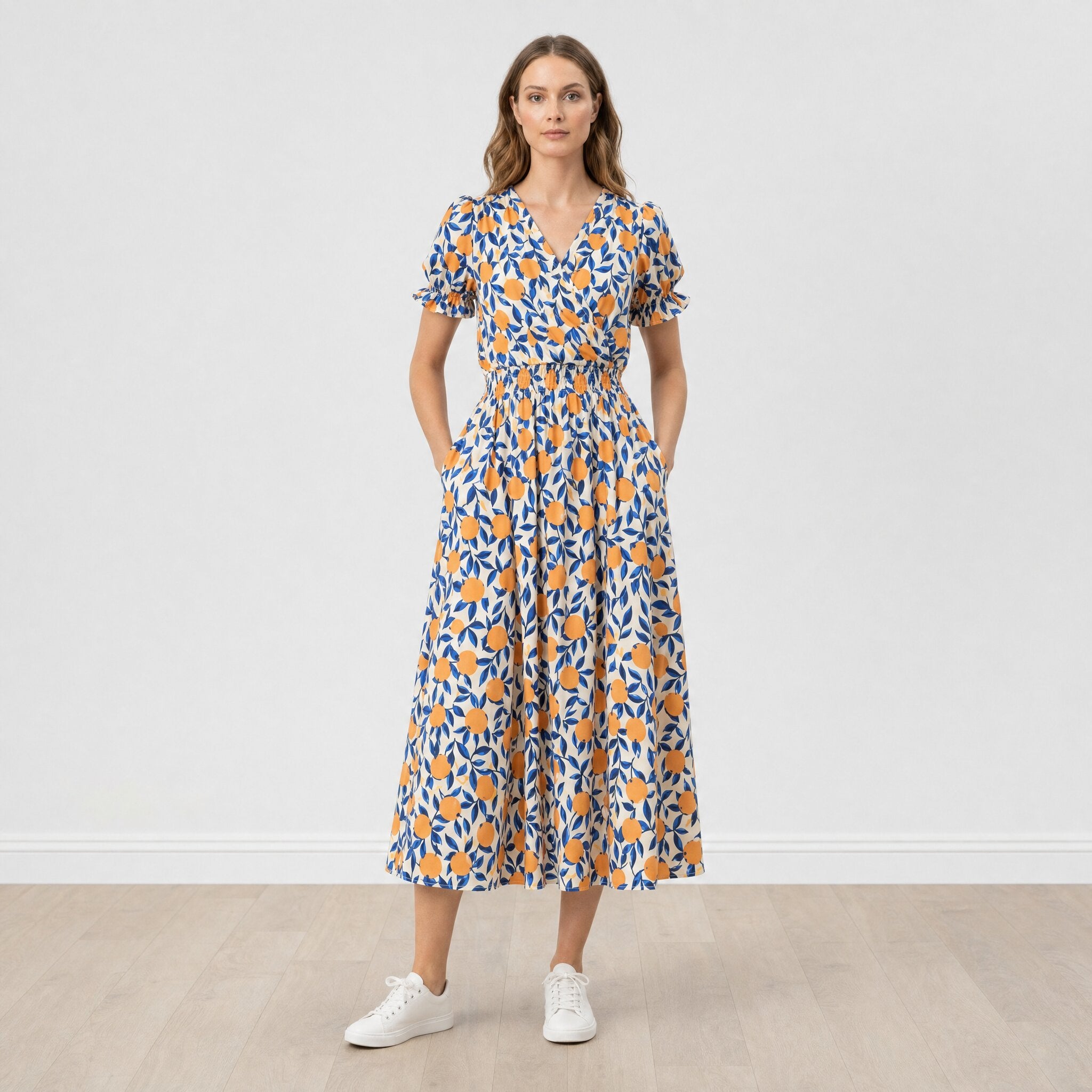Belle Dress (Tangerine)