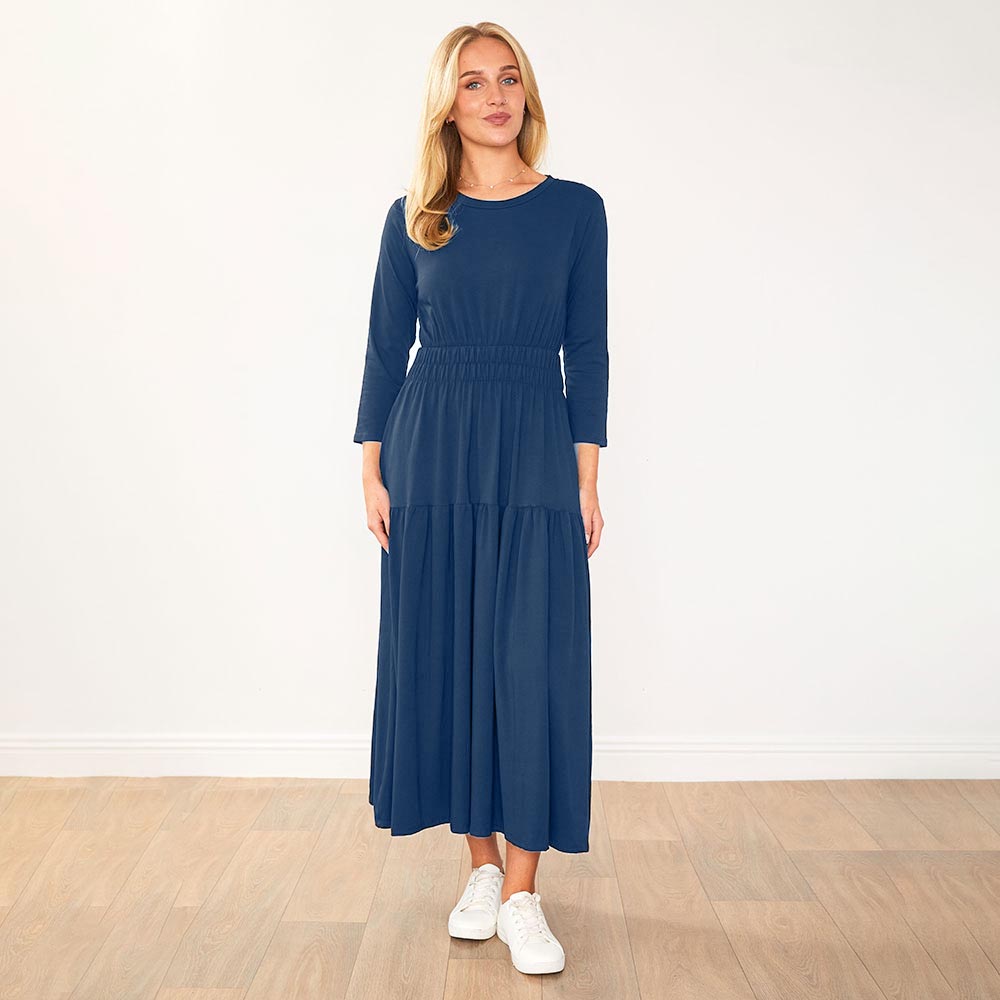 Leslie Dress (Navy)