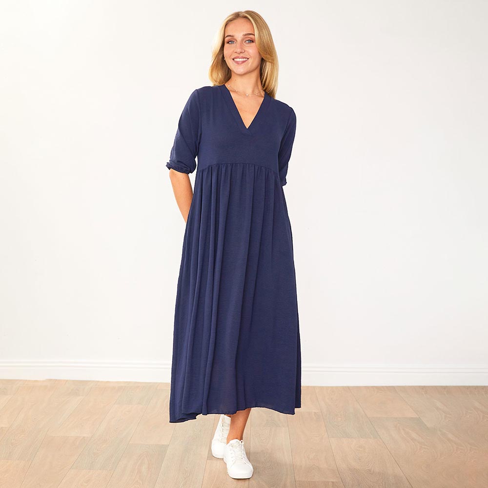 Pamela Dress (Navy)