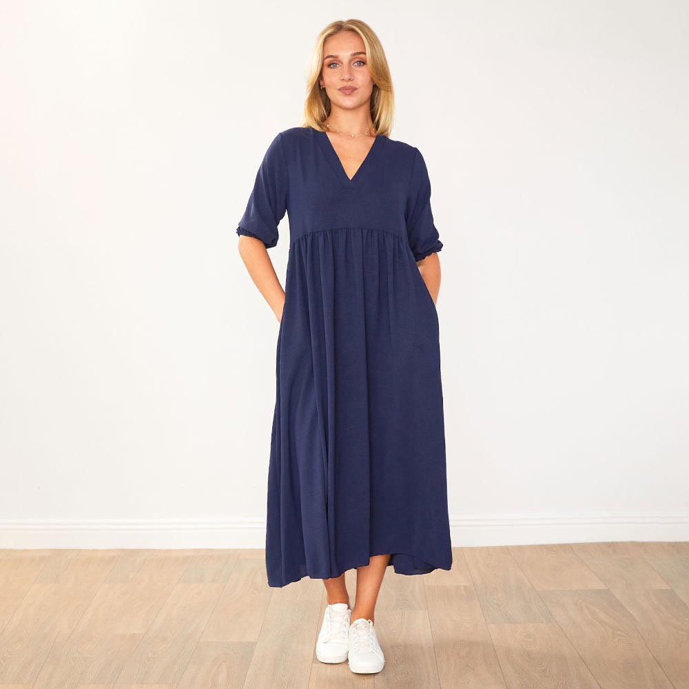 Pamela Dress (Navy)