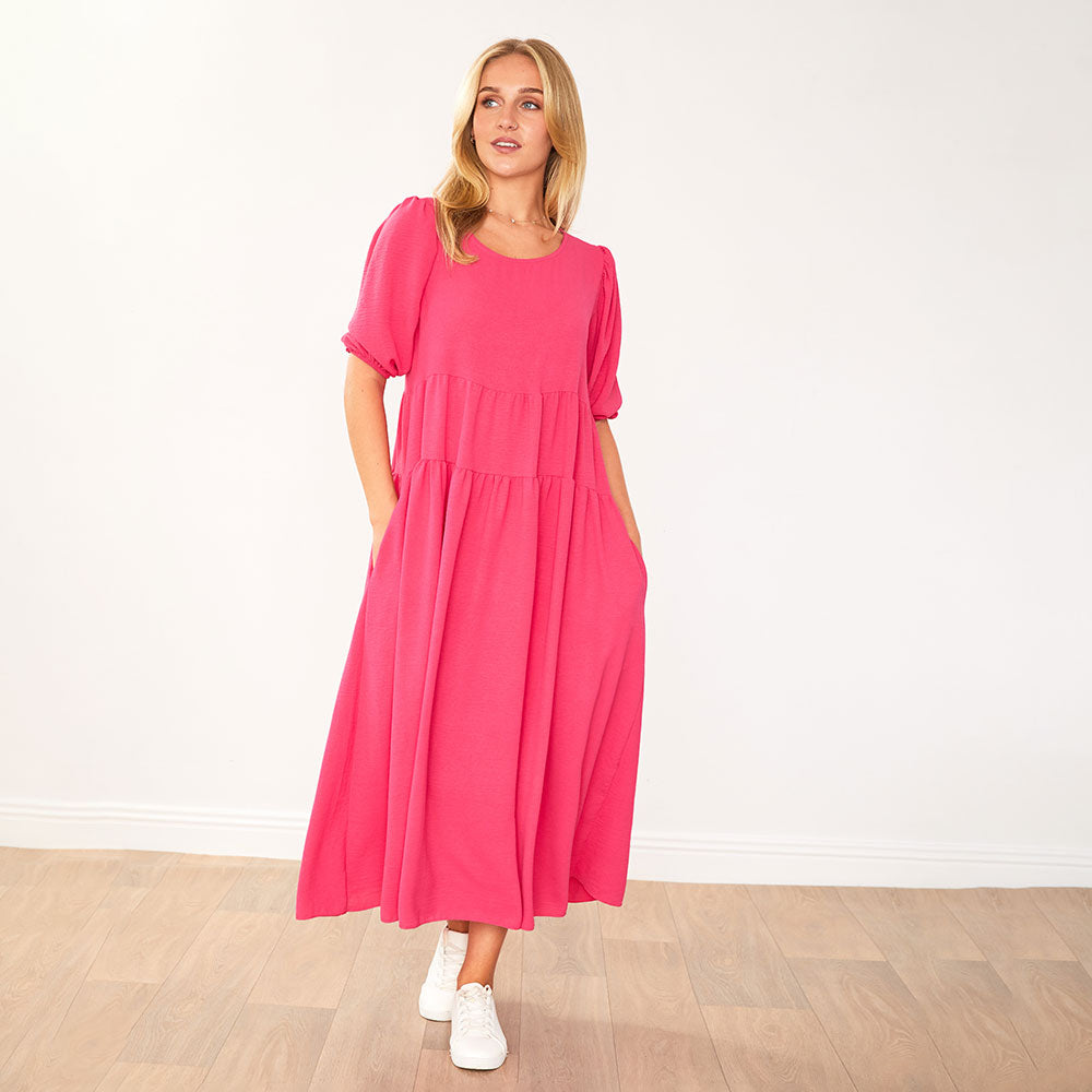 Pamela Dress (Fuchsia)