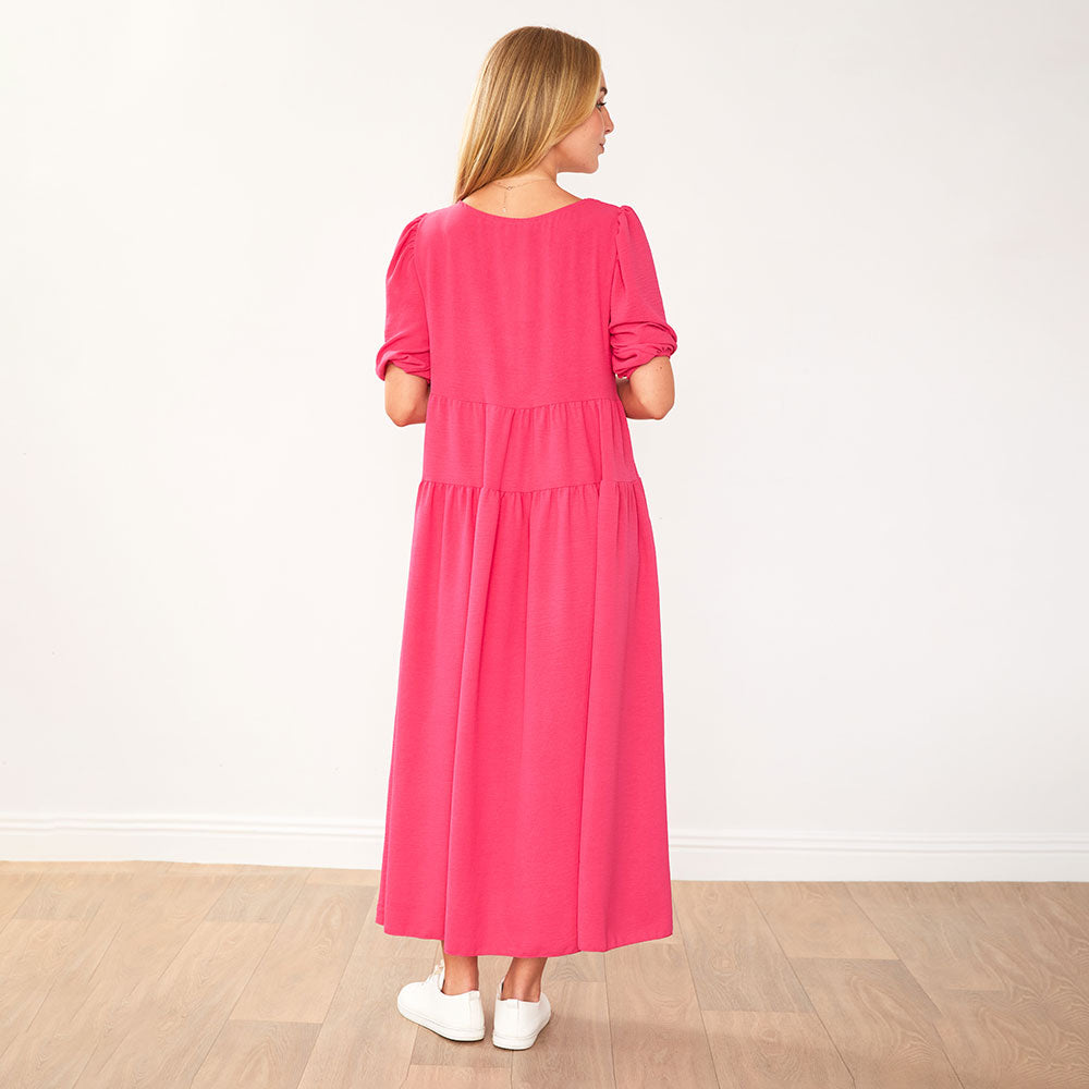 Pamela Dress (Fuchsia)