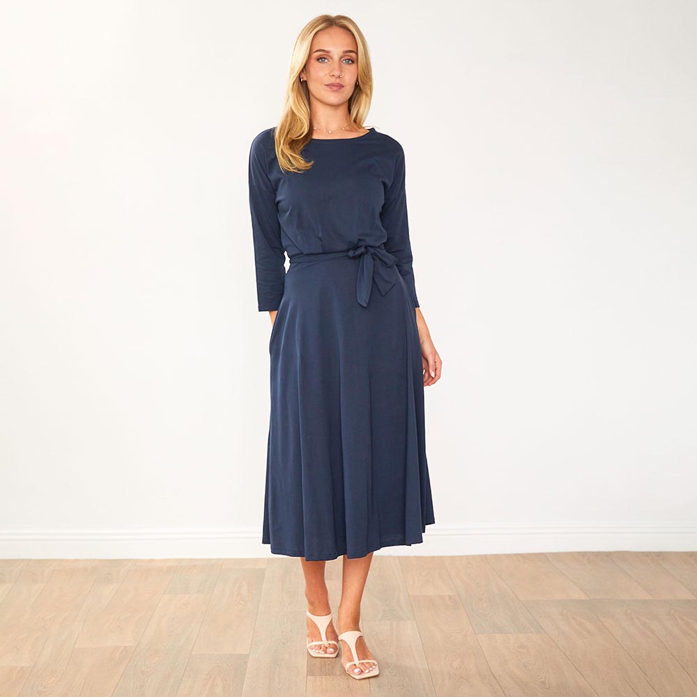 Nessa Dress (Navy)