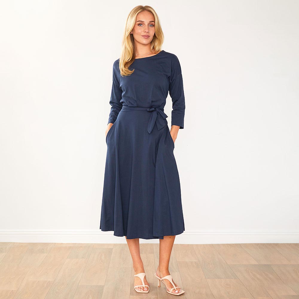 Nessa Dress (Navy)