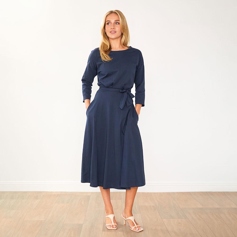 Nessa Dress (Navy)
