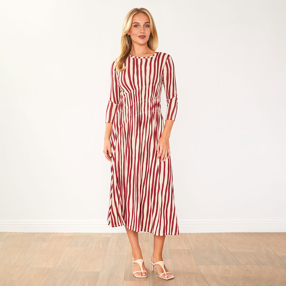 Cooper Dress (Red Stripe)