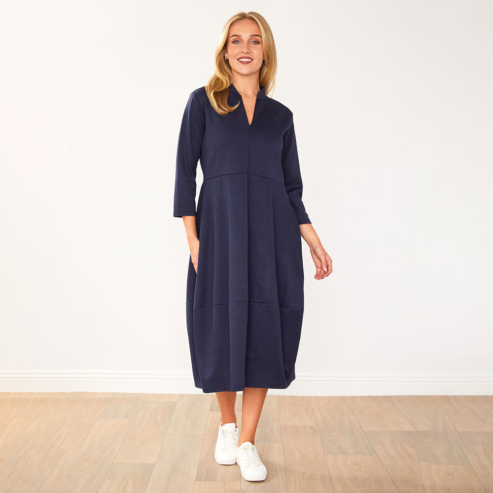 Pheobe Dress (Navy)