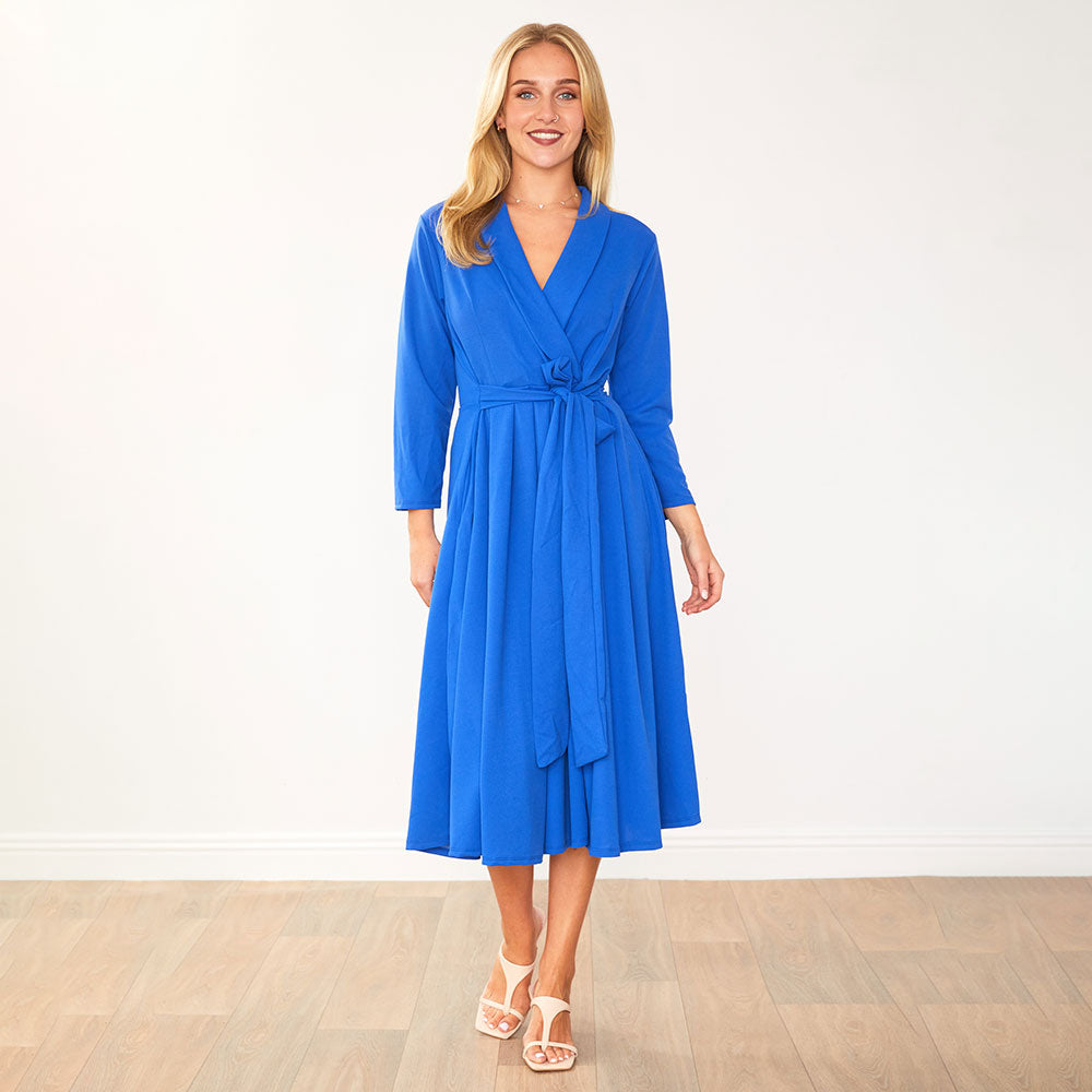 Lorene Dress (Cobalt)