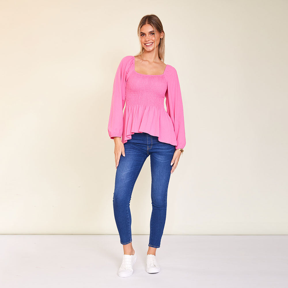 Yvette Top (Pink)