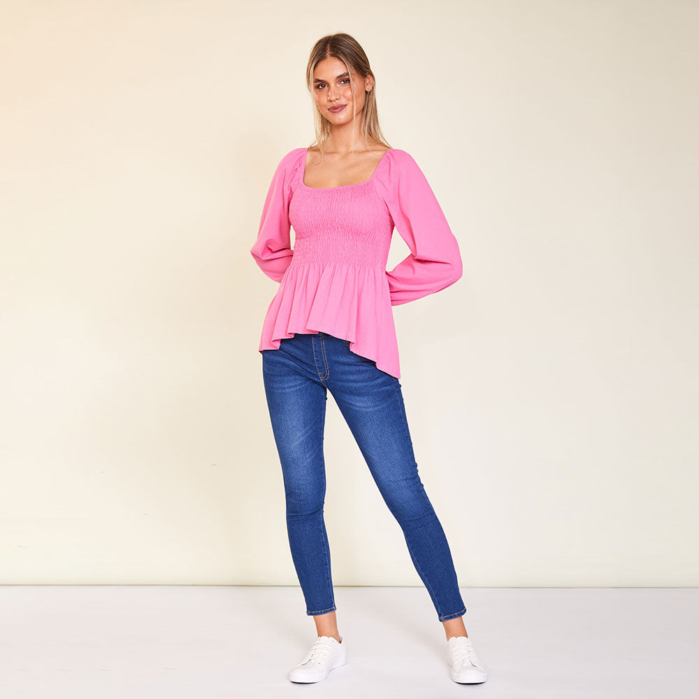 Yvette Top (Pink)