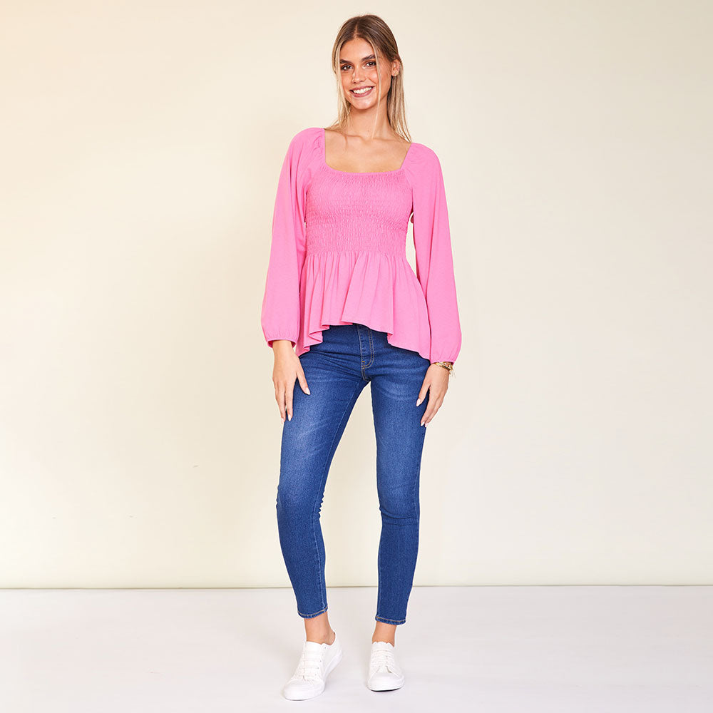 Yvette Top (Pink)