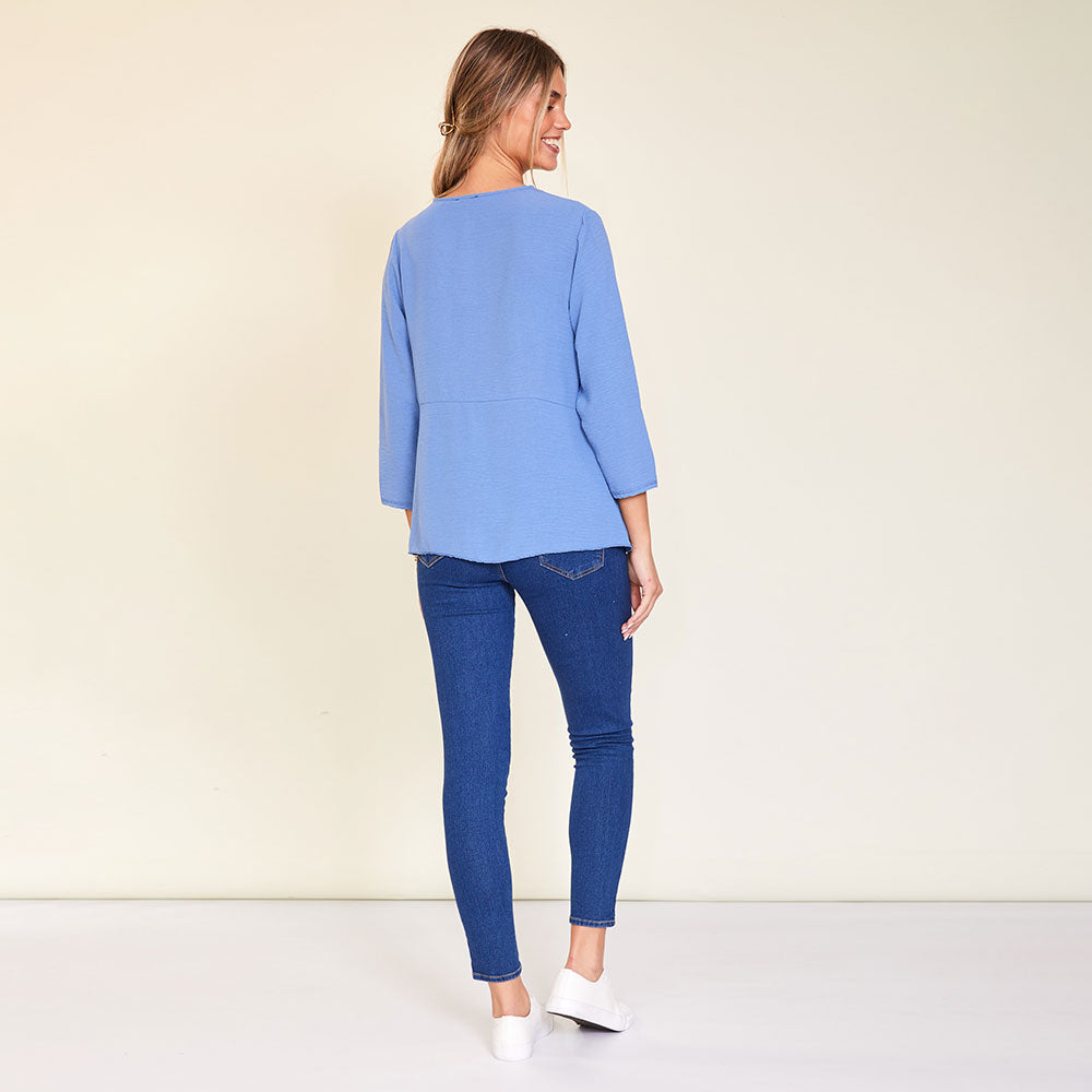 Berkley Top (Blue) - The Casual Company