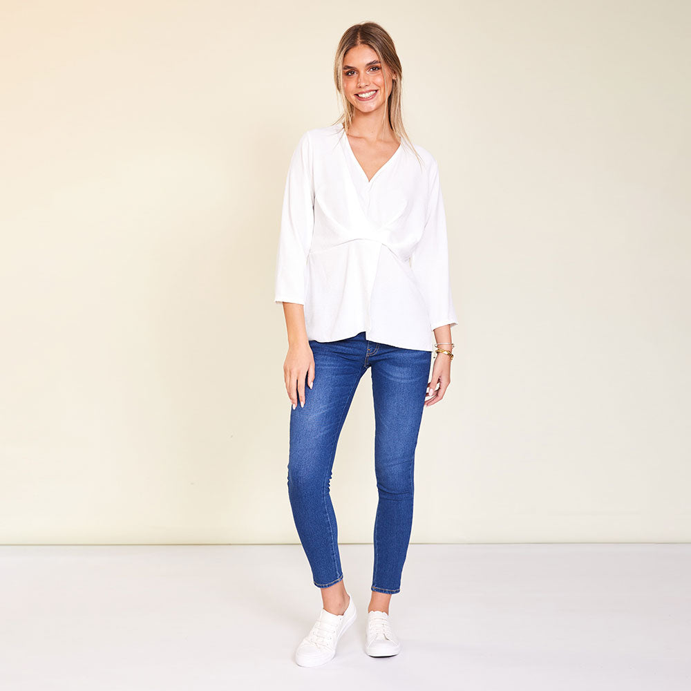 Berkley Top (White) - The Casual Company