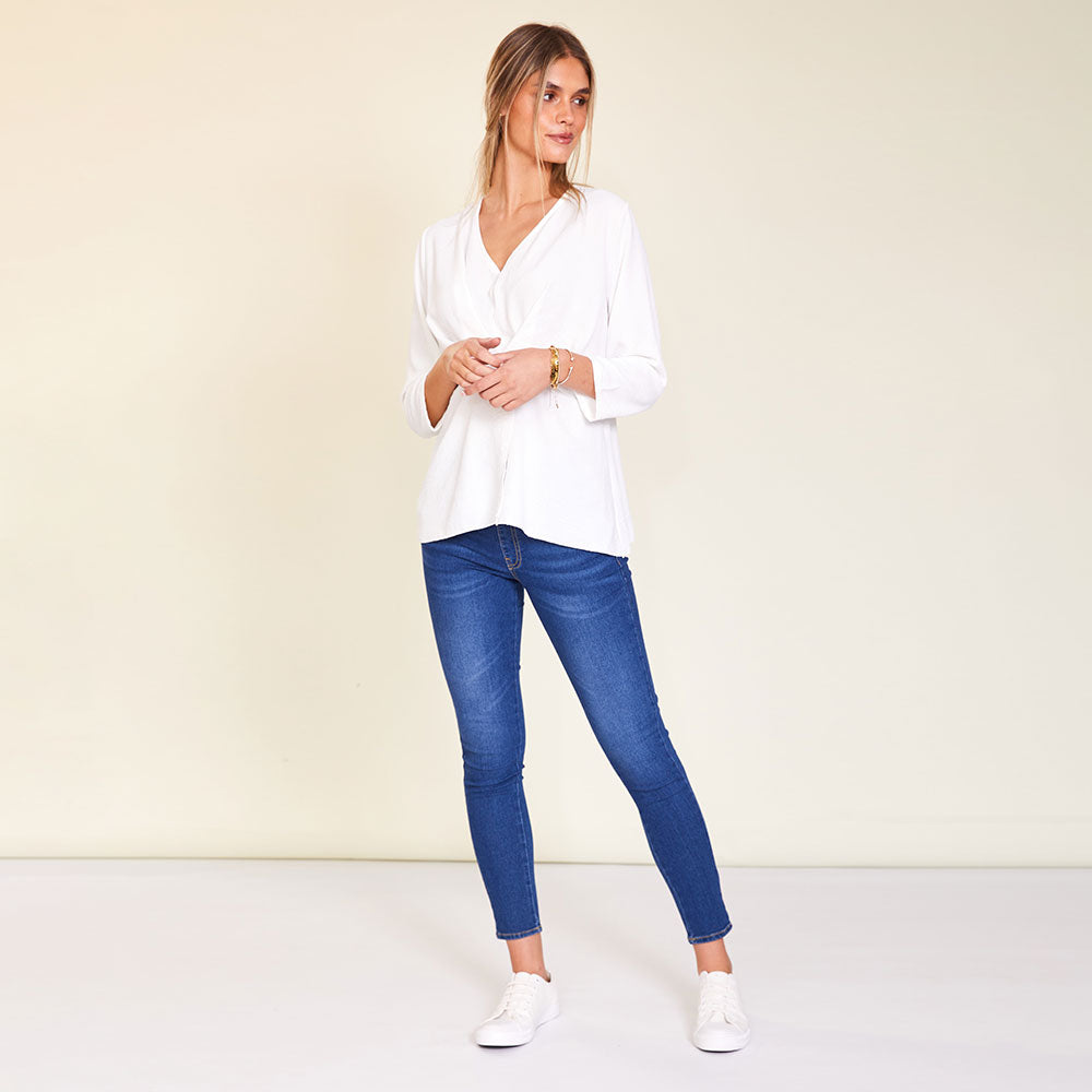Berkley Top (White) - The Casual Company