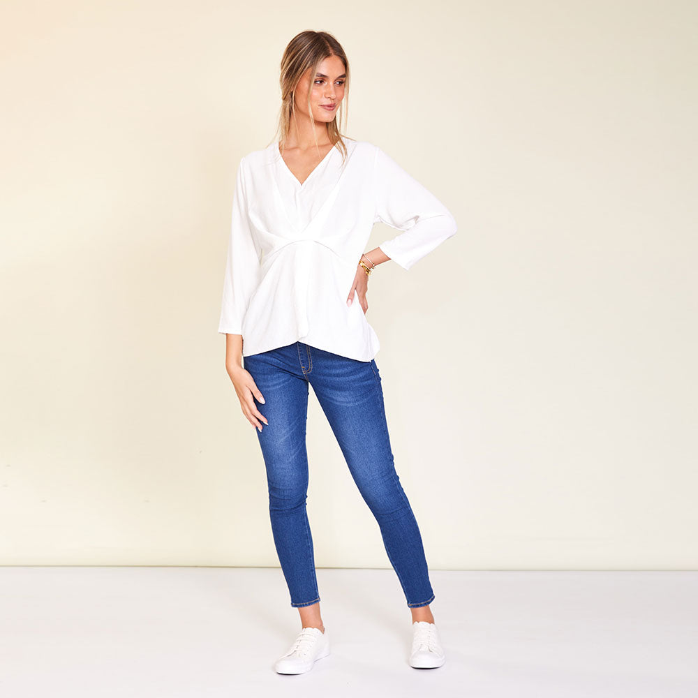 Berkley Top (White) - The Casual Company