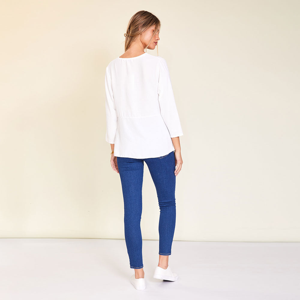 Berkley Top (White) - The Casual Company