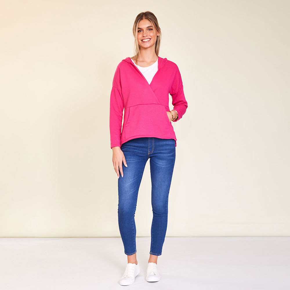 Daria Hoody (Fuchsia)