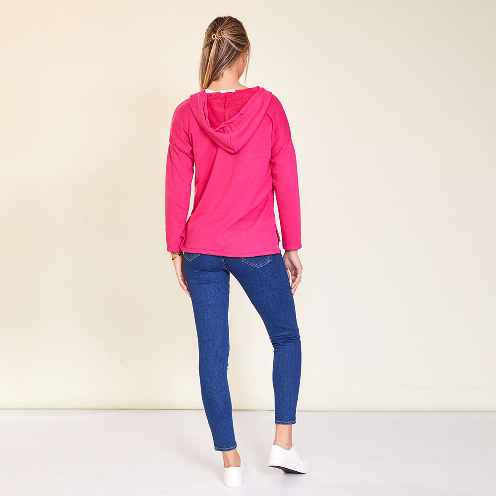 Daria Hoody (Fuchsia)