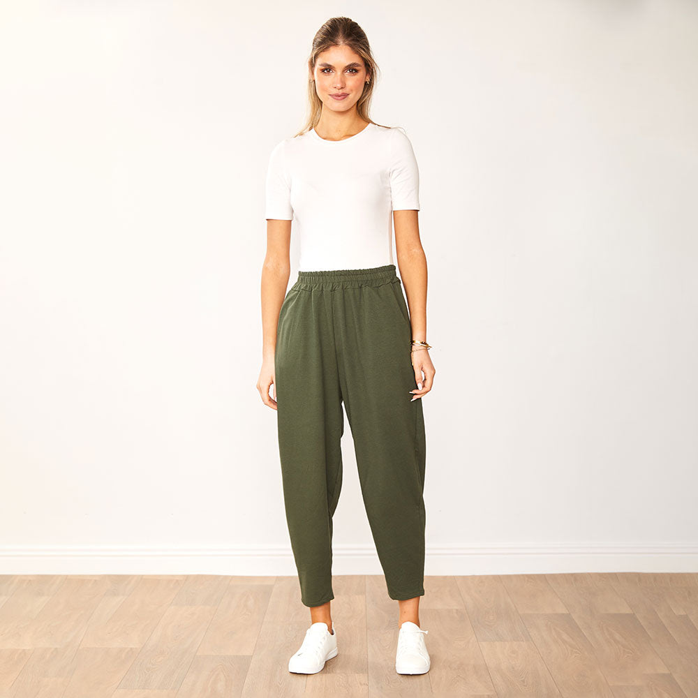 Blaire Trousers (Khaki) - The Casual Company